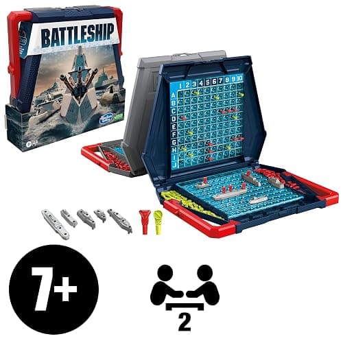 Battleship Classic Board Game, Strategy Game for Kids Ages 7 and Up, Fun for 2 Players thumbnail 3