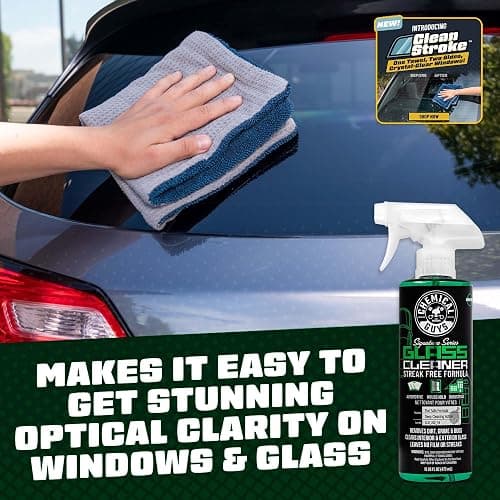 Chemical Guys, Signature Series Glass & Window Cleaner, Tint Safe, 16 oz | Ammonia-free and tint-safe, clears fingerprints, smoke film and grime from glass, mirrors and windshields thumbnail 4