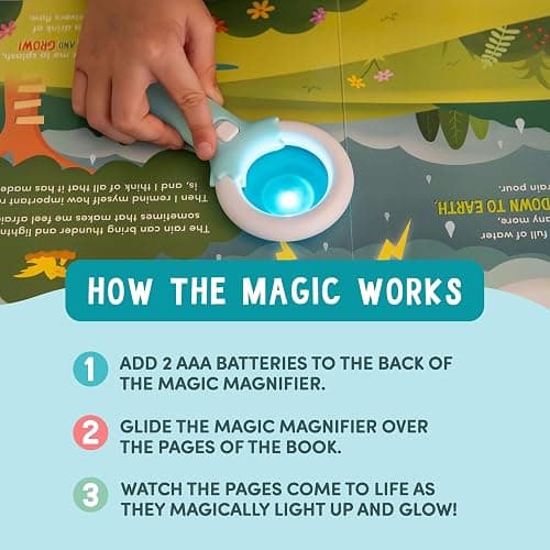 Glo Pals Light Up Bundle Bath Toy, Book, 2 Light Cubes & 1 Magic Magnifier | Water-Activated Light-Up Blair Character & Cubes Bath & Pool Toys, Interactive Book With Magic Magnifier, Batteries Included thumbnail 6