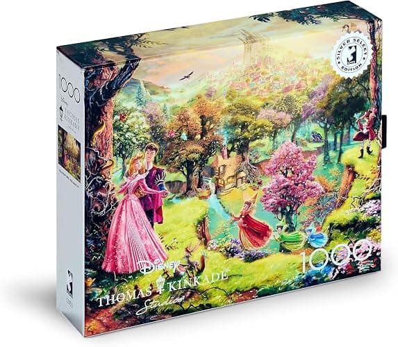 Buffalo Games Ceaco - Silver Select - TK Disney - Sleeping Beauty - 1000 Piece Jigsaw Puzzle for Adults Challenging Puzzle Perfect for Game Nights - Image 1