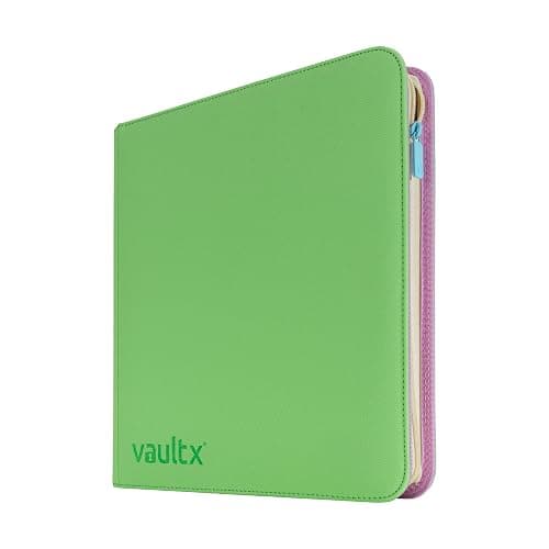 Vault X 12 Pocket Zip Binder, 480 Cards, Compatible with Pokemon Scarlet & Violet Stellar Crown Set, Exo-Tec Album Material, 20 Side-Loading Pages (SV7) - Image 1