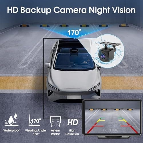 Carplay Screen for Car, 7" HD Wireless Portable Car Play Touchscreen Stereo with Android Auto Mirror Link/Backup Camera/GPS Navigation/Satellite Radio for All Vehicles thumbnail 6