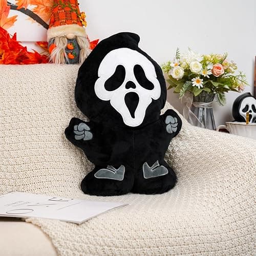 GAGEC Halloween Ghost Pillow Funny Spooky Ghost Throw Pillows 15.8 Inch Halloween Home Sofa Decorations Horror Decor for Friends Family thumbnail 6