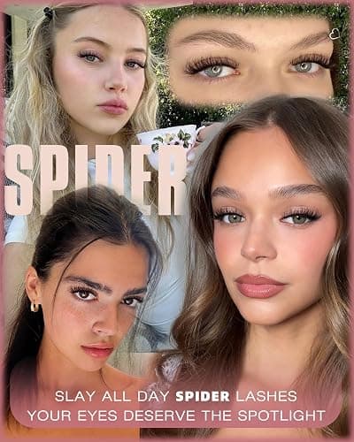 Spider Lash Clusters Wispy Fluffy Eyelash Clusters Natural Cluster Eyelash Extensions Breeze Individual Lashes Clusters Clear Band Cluster Lashes Pestañas Postizas Naturales by TNFVLONEINS thumbnail 2