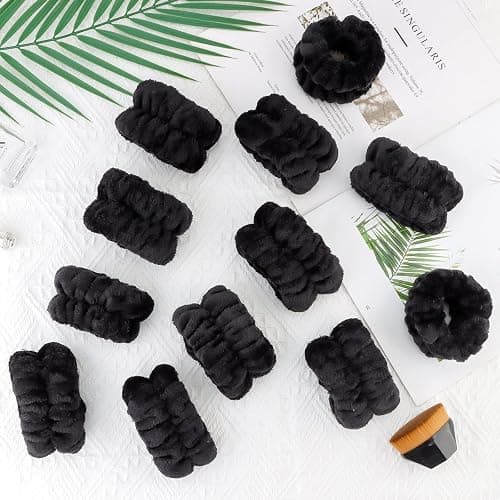 WHAVEL 6 Pairs Wrist Towels, Absorbent Spa Sweatbands to Prevent Liquid from Spilling Down Arms thumbnail 8