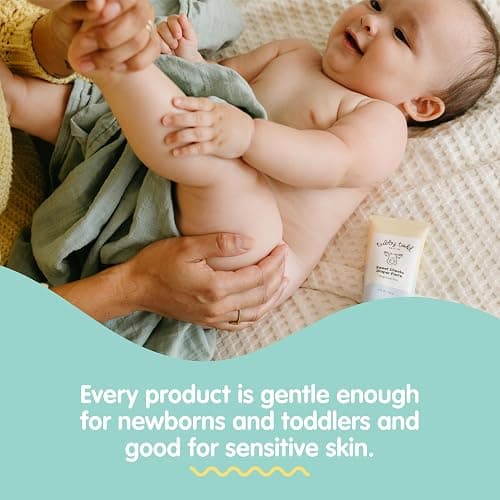 TUBBY TODD Baby Bundle Newborn Skin Care Set - Hypoallergenic Hair + Body Wash, All Over Ointment with Colloidal Oatmeal, Sweet Cheeks Diaper Paste - Fragrance Free, Standard Size thumbnail 4