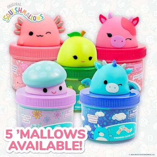 Squishmallows Tatiana The Dragon Premium Fluffy Slime, Blue Raspberry Scented, 3 Fun Add Ins, 8 oz. Soft Sludge Toy for Kids, 6+ thumbnail 8