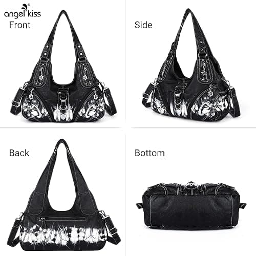 Angelkiss Hobo Purses and handbags for Women Satchel Handbag Women Purses Large Daily Shoulder Bags thumbnail 3