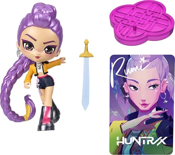 Mattel Kpop Demon Hunters Figure with Accessory & Card, 3.5-inch Toy Collectible of Fan-Favorite Character from the Movie (Styles May Vary) thumbnail 6