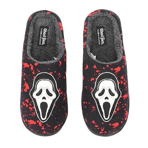 Bioworld Ghostface Mask & Blood Splatter Adult Black Scuffs - Image 1