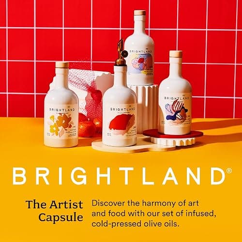 Brightland Infused Olive Oils, The Artist Capsule - Cold-Pressed Made with Early-Harvest Frantoio and Arbosana Olives - High Polyphenol & Infused Olive Oil - 12.7 Fl Oz (Pack of 4) thumbnail 2