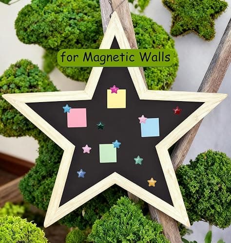 KEYDUACU 16Pcs Strong Star Refrigerator Magnet Fridge Sticker,Colorful 3D Craft Decoration Magnet,Strong Fridge Magnets for Kitchen,Office Whiteboard, Cabinet and Dishwasher (Colorful Star) thumbnail 6