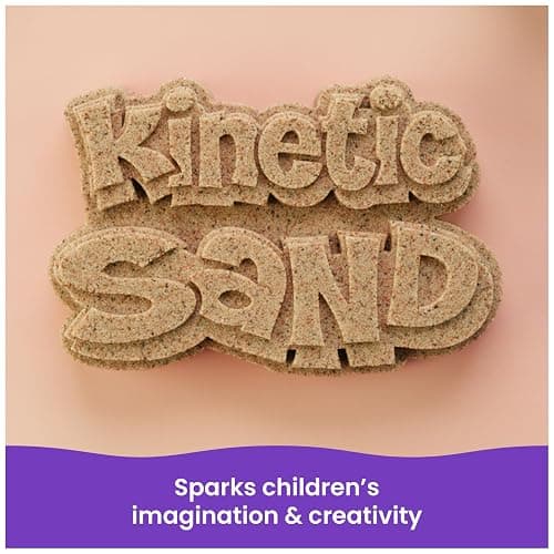 Kinetic Sand, 3lbs Beach Play Sand, Moldable Sensory Toys for Kids, Resealable Bag (Packaging May Vary), for Ages 3 and up thumbnail 5