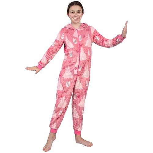 WICKED Girls Onesie, Glinda Pyjamas, Glinda Onesie For Kids, Kids Onesies, Ages 5 To 13 Years thumbnail 7