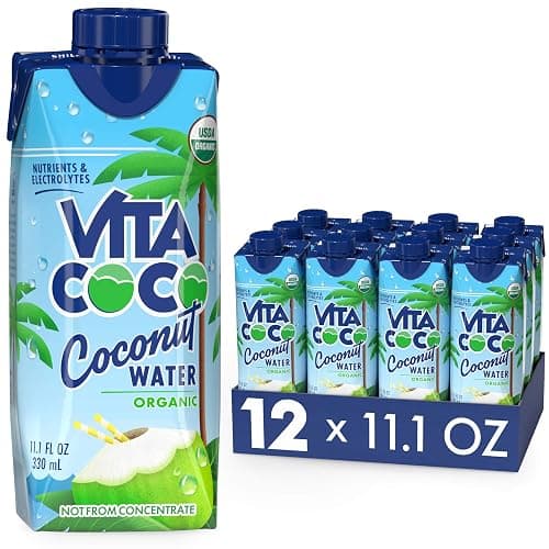 Vita Coco Coconut Water, Pure Organic | Refreshing Coconut Taste | Natural Electrolytes | Vital Nutrients | 11.1 Oz (Pack Of 12) - Image 1