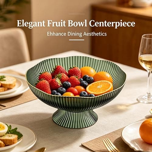 satoaols Fruit Bowl Decorative Bowl for Home Kitchen Storage Versatile Fruit Basket for Table Centerpiece & Daily Fruit Display thumbnail 6