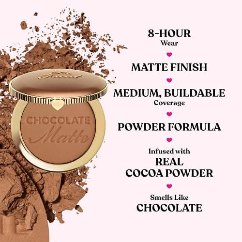 Too Faced Chocolate Soleil Matte Bronzer | Long Lasting + Cruelty Free with a Matte Finish thumbnail 4
