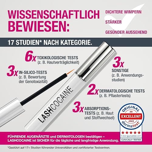 LASHCOCA!NE PROFI Wimpernserum – Das virale Original für lange & volle Wimpern – Wimpernbooster mit PRO-Formel & 2-fach Wirkansatz – Vegan – Ultimativer Testsieger – Made in Germany by Svenja Walberg thumbnail 4