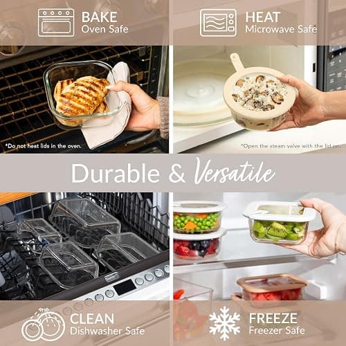 Bentgo Signature Leak-Proof Glass Food Storage - 4-Piece Set thumbnail 4