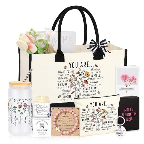 JTENGTOP Christian Religious Gifts for Women, Best Friend Sister Mom Christmas Birthday Gifts for Women Friendship Faith, Valentines Mothers Day Easter Ideas Present for Her Friends - Image 1