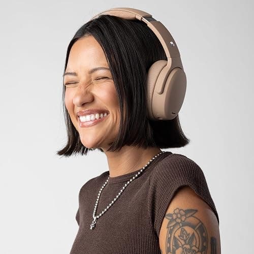 Skullcandy Crusher ANC 2 Wireless Over-Ear Bluetooth Headphones with Multi-Sensory Bass, Active Noise Cancelling, Up to 60 Hours Battery, Microphone for iPhone Android - Primer thumbnail 8