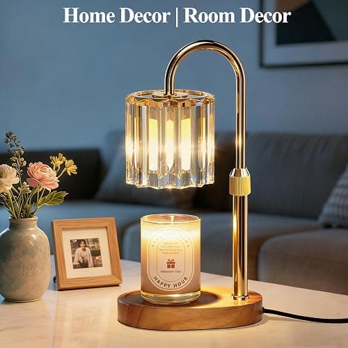 Lukasa Candle Warmer Lamp, with Timer Dimmer Adjustable Height, Home Decor, Room Decor, Wax Melt Warmer for Candles, Gifts for Mom, Gifts for Mother's Day, Birthday Gifts for Women thumbnail 8