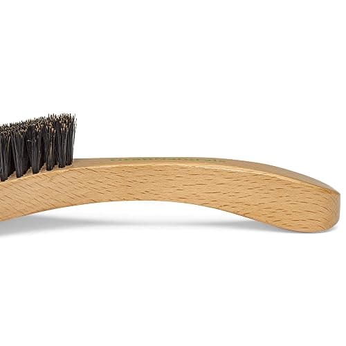 GranNaturals Medium Wave Brush & Smoothing Hair Brush - Curved Boar Bristle Hairbrush for 360 Waves & Slick Back Brush thumbnail 7