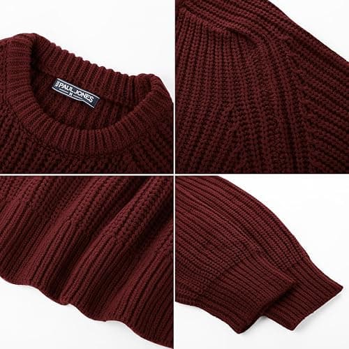 PJ PAUL JONES Mens Sweater Crewneck Knit Sweaters Casual Textured Pullover Sweater thumbnail 6