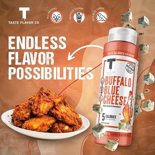 Taste Flavor Co. Grilling, Dipping Sauce and Marinade, Great Tasting, Low-Calorie Sauces, Keto Friendly, No Oils (5 Pack, Variety) thumbnail 2