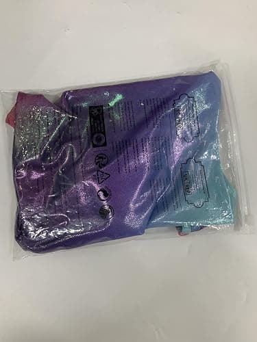 Gogokids Girls' Three-Piece Gymnastics Set, Sleeveless Leotards with Shorts and Hairband, Sparkling Ballet Dancing Unitards - Gymnastics Outfit with Gradient Color Design for 3-12 Years thumbnail 12