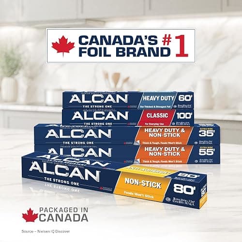 ALCAN Aluminum Foil Classic, 12 Inches x 100 Feet 3-count (Pack of 3) thumbnail 3
