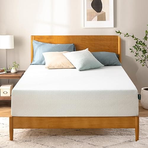 ZINUS 10 Inch Queen Green Tea Memory Foam Mattress [New Version], Fiberglass Free, Medium Firm Feel, Zoned Pressure Relief, Certified Safe Foams & Fabric, Mattress in A Box thumbnail 12