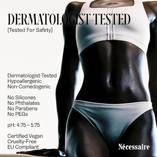 Nécessaire The Body Lotion with Pump – Hinoki Scented Body Moisturizer with Peptides, Niacinamide, Vitamins C/E & Omega 6/9 – Skin-Firming Daily Hydration – Dermatologist-Tested, Vegan – 15.2 oz thumbnail 7