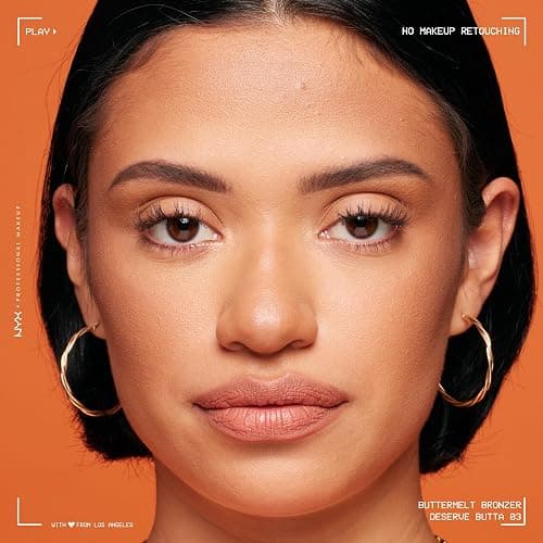 NYX Professional Makeup Bronzer, Per un Look Abbronzato e Luminoso, Tenuta fino a 12h, Resiste alle Sbavature, No Transfer, Buttermelt, Tonalità: Deserve Butta, 5 g thumbnail 5