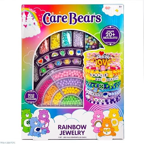 Horizon Group USA Care Bears + Bracelets with Charms & Beads, Age 6-8, Unisex, Multi-Color, Non-Foldable - Image 1