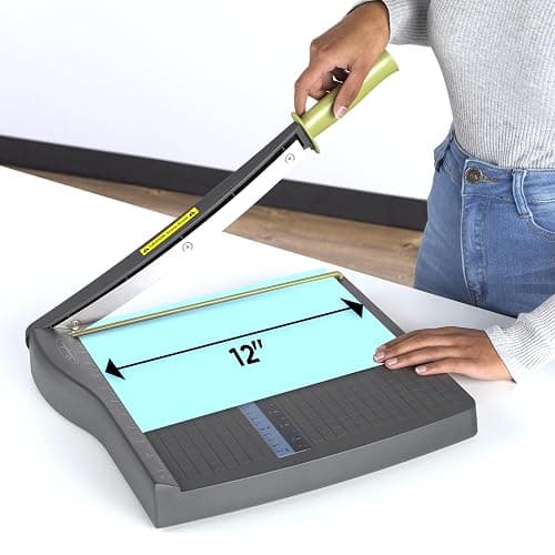 Swingline Paper Cutter, Guillotine Trimmer, 12" Cut Length, 10 Sheet Capacity, ClassicCut Lite (9312) thumbnail 3