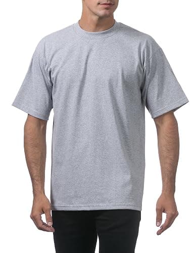 Pro Club Men's Heavyweight Cotton Short Sleeve Crew Neck T-Shirt thumbnail 6