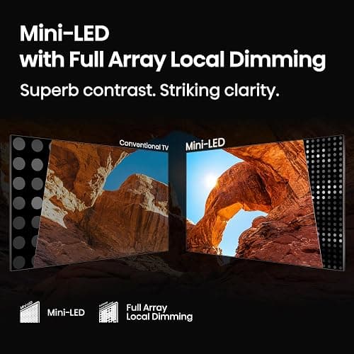 Hisense 100QD7QFM - 100" 4K Smart Mini-LED Fire TV (2025 Model), QLED Color, 144Hz Game Mode PRO, Dolby Vision, Dolby Atmos, AI Smooth Motion with MEMC, Alexa Built in with Voice Remote thumbnail 4