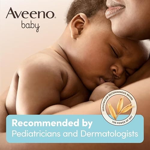 Aveeno Baby Daily Care Gift Set with Oat Extract & Prebiotic Oat, Contains Daily Moisturizing Body Lotion & Gentle 2-in-1 Baby Bath Wash & Shampoo, Hypoallergenic & Paraben-Free, Two Pack thumbnail 3