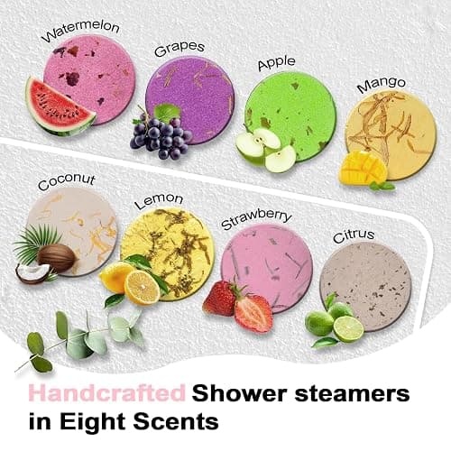 SWCANDY Shower Steamers Aromatherapy Teen Girl Gifts Trendy Stuff Travel Essentials for Women 8 Pcs Natural Essential Oils, Stress Relief Relaxation Home Spa Experience thumbnail 2