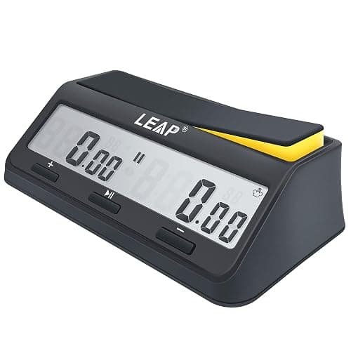LEAP Chess Clock Digital Timer Advanced for Game and Chess Timer with Large Screen Bonus & Delay Count Down up Alarm - Image 1