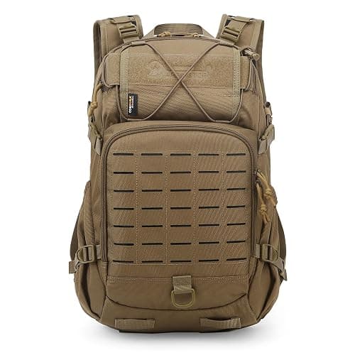 Mardingtop Small Military Tactical Backpack for Men,25L Molle Cordura Backpack for Hiking,Camping,Rucking - Image 1