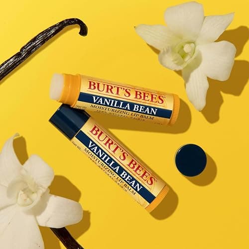Burt's Bees Lip Balm, Vanilla Bean, Lip Moisturizer With Responsibly Sourced Beeswax, Tint-Free, Natural Conditioning Treatment, 1 Tube, 0.15 oz. thumbnail 6