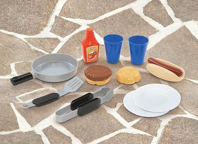 Little Tikes Cook 'n Play Outdoor BBQ , Brown thumbnail 5