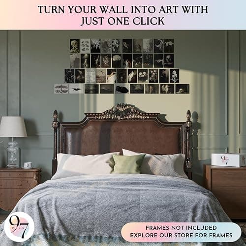 97 Decor Gothic Wall Decor - Gothic Decor, Dark Academia Wall Art Goth Posters for Room, Vintage Dark Moody Home Decor Aesthetic Pictures Gallery Wall Prints for Bedroom (8x10 Unframed) thumbnail 3