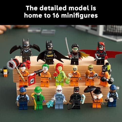 LEGO DC Batman Arkham Asylum Building Set for Adults - Home Decor for Bedroom, Office, or Book Shelf - Collectible for Comic Book & Movie Fans, Ages 18+ - Gift Idea for Birthdays - 76300 thumbnail 5