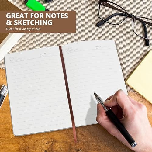 JOHSBYD Camp Half Blood Gift C-amp H-alf B-lood Leather Journal Notebook for Book Lover Flying Horse G-ift Percy Fans G-ift Percy Movie Gift Mythology G-ift (Camp Half Blood-notebook) thumbnail 6