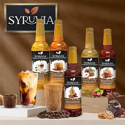 Syruvia Coffee Syrup, Toasted Marshmallow Flavored Syrup for Drinks, Lattes, and Desserts – 25.4 fl oz thumbnail 6