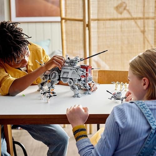 LEGO Star Wars 75337 AT-TE Walker Building Toy with 3 212th Clone Trooper Minifigures, plus Dwarf Spider & Battle Droid Figures - Gift for 9+ Year Old Boys & Revenge of the Sith Fans thumbnail 9