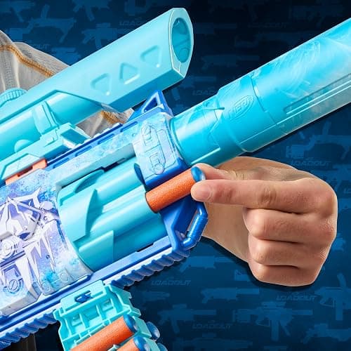 Nerf Loadout FrostFusion Blaster, 4 Interchangeable Attachment Accessories, 30 Nerf N1 Darts, Kids Outdoor Toys, Ages 8+ (Amazon Exclusive) thumbnail 6
